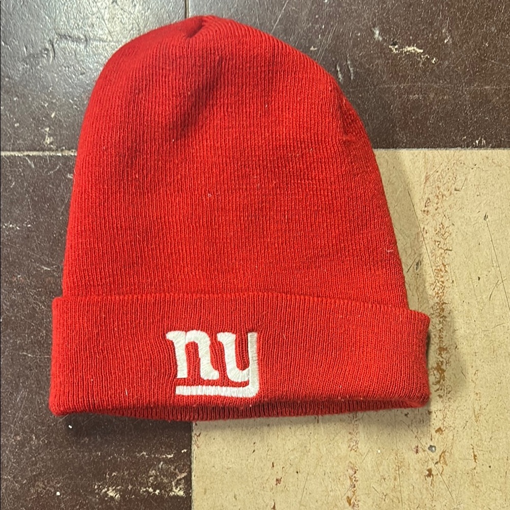 NY Giants beanie